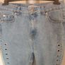 Pull&Bear eyelet high waist relaxed fit jeans size UK8 EU36 Perfect condition Postage included Image 7