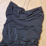 Black Ruched Dress Size 8 Image 3
