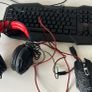 Gaming keyboard, headset & mouse Image 2