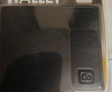 RFID blocking leather wallet