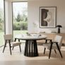 Tovo Extendable Round Dining Table up 180 Image 4