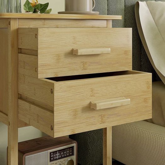 Bamboo Bedside tables Set