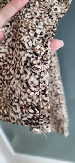 ZARA cream printed dress Sz S (Fit 8UK) - Bnwt Rrp 59.99