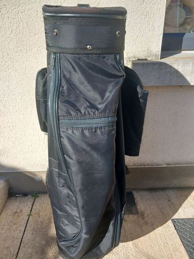 A selection of golf bags