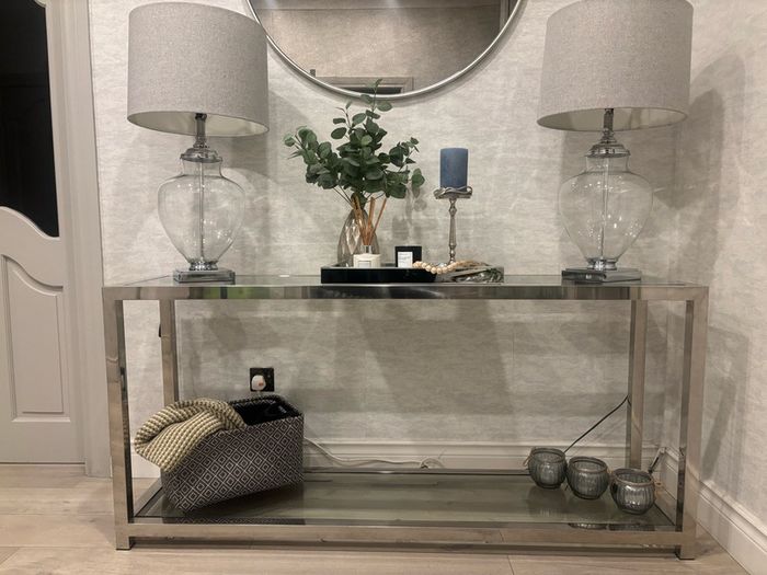 chrome console table