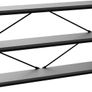 Console Table, Modern Entryway Tables for Hallway Living Room, Industrial Sofa Table Behind Couch, Farmhouse Wooden Metal Entry Tables for Foyer with 3-Tier Storage Shelves, Black Oak, 140cm Image 4