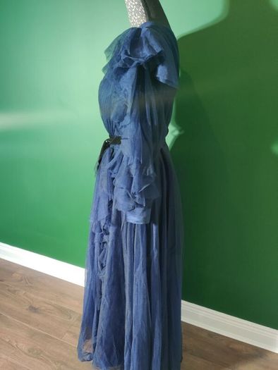 Navy long dress size M-L TS couture atelier designer special occasion  dress