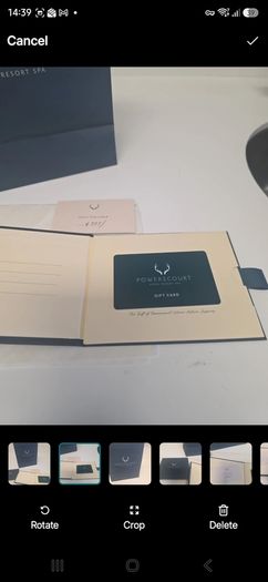 Powerscourt Gift Voucher - value 707 eur sell for 650