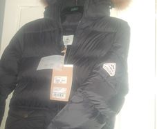 Brand New Never Worn Pyrenex Authentic Boys Fur Down Jacket Age 12 Black