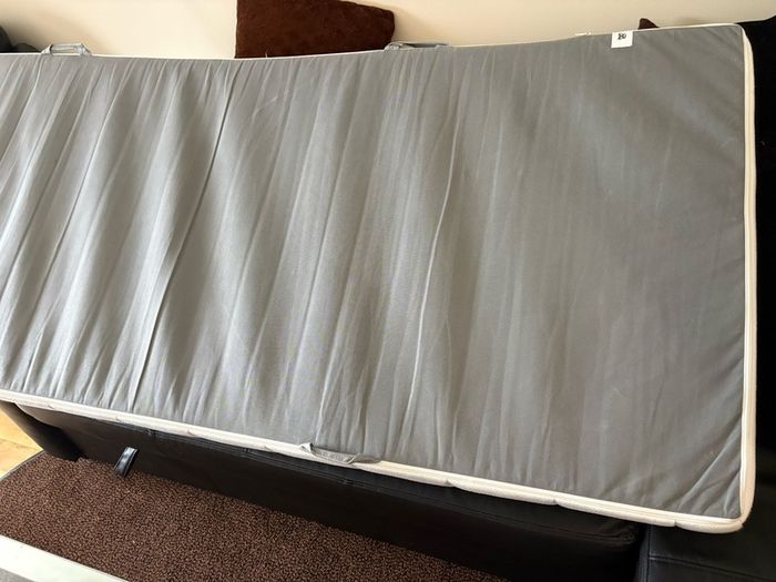 IKEA ASVANG Foam mattress, firm/white, 80x200cm