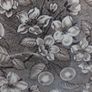 Lovely Vintage Brown and White English Ironstone Tableware Plate in a Fabulous Chintz Style Pattern, with Blossoms and Berries Image 3