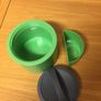 Aladdin termo lunch box. Green and grey. 20oz or .60L Image 3