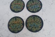 Four Tree of Life Coasters