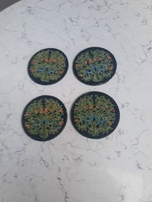 Four Tree of Life Coasters