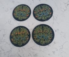 Four Tree of Life Coasters