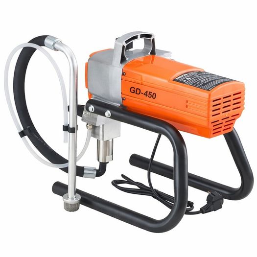 High Pressure Airless Wall Paint Spray Gun Sprayerr Machine Spraying 1800W