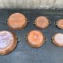 Antique copper pans Image 5