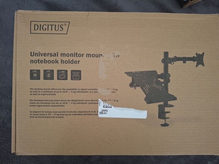 Monitor Holder with Laptop Mount