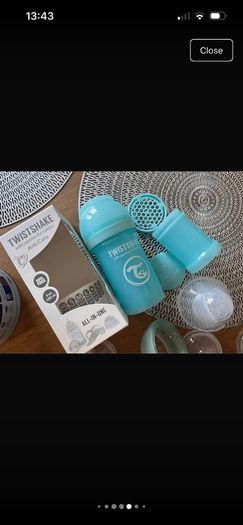 feeding bottles, storage containers and Aptamil
