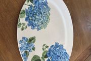 Hydrangea Garden platter