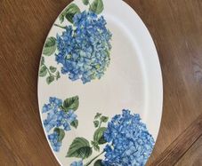 Hydrangea Garden platter