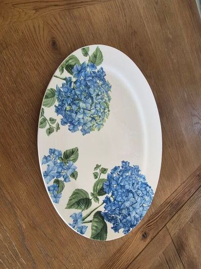 Hydrangea Garden platter