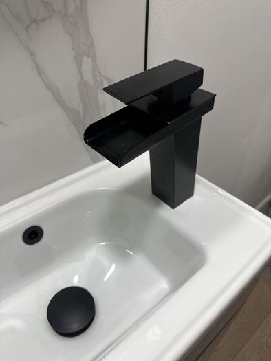 Black Waterfall Tap