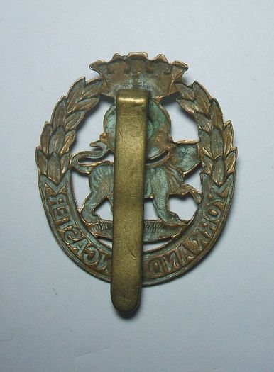 REGIMENTAL CAP BADGES (brass & bi-metal) - 8 different types (see below), militaria lot B.