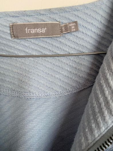 Fransa zip jacket blue M