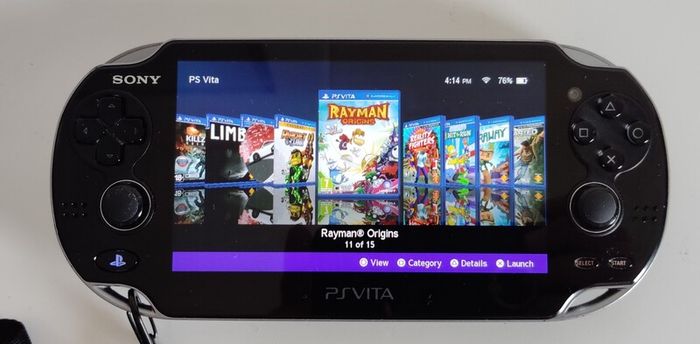 Psvita 1004 Oled Modded Henkaku 128gb Original Charger Excellent
