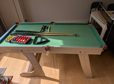 Hy-pro snooker table 152cm x 76cm