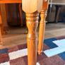 Padded wooden stool Image 2