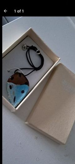 jewellery chain and Beads African Gold Recycled Glass