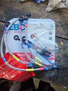BNIB ebc s14 zenki braided brake lines