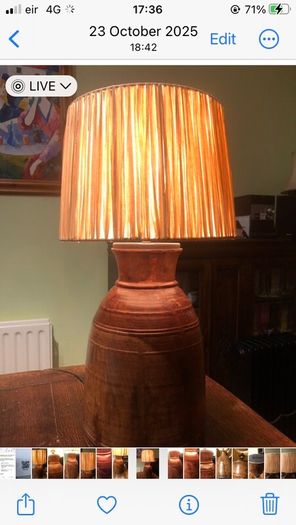 Vintage Himachal Pot/Table Lamp