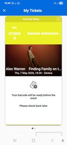 alex warren tickets
