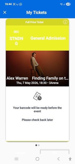 alex warren tickets