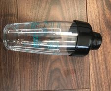 Glass cocktail shaker
