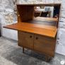 Vintage Mid-century Modern Teak Fall-front Drinks Cabinet By Avalon Image 4