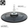 GLASS POLISH 12738 Rigid Hook and Loop Backing Pad with Drill Attachment | 180 mm Image 3