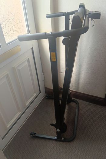 Non motorised folding treadmill