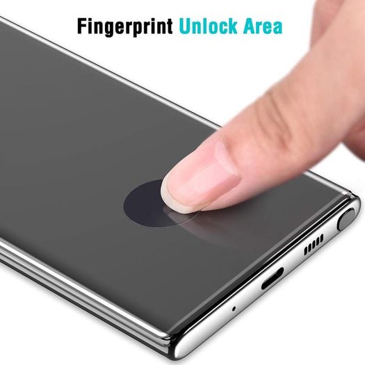 Samsung Galaxy Note 10+ Plus Tempered Glass 9D Curved Screen Full Coverage - FHT12SMTGF