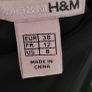 H&M black full length cowl fronted backless strappy dress Sz 12 UK - Rrp 69.99 (New) Image 10