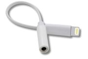 Lightning to 3.5mm Headphone Jack Adapter 10cm White