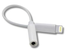 Lightning to 3.5mm Headphone Jack Adapter 10cm White
