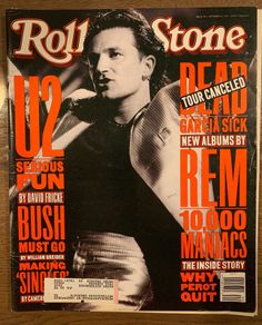 Rolling Stones Magazine Issue 640 October 1st, 1992 U2