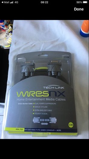 Home entertainment media cables