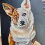 Corgi | Original oil painting on canvas panel Image 4