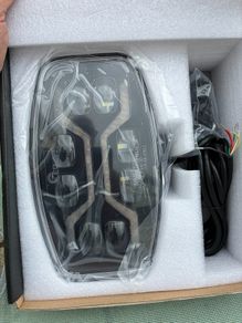 Pair of Spider LED Headlights  12/24v