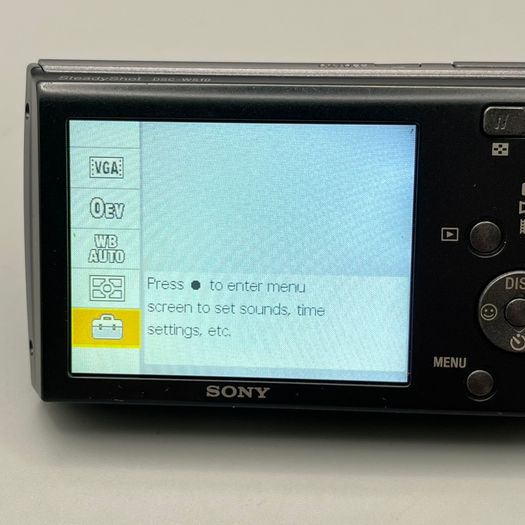 Sony DSC-W510 12.1MP Digital Camera Black - Full Kit